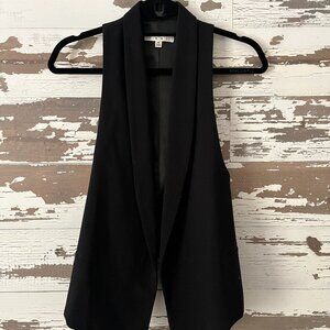 CAbi Black Eclipse Racerback Tuxedo Vest